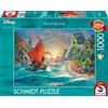 Schmidt Spiele 58030 Thomas Kinkade, Disney, Vaiana, Moana, Puzzle da 1000 Pezzi, Colore Black White 1877, normale