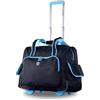 Olympia U.S.A. Olympia Deluxe Fashion Rolling Overnighter, Black/Blue (multicolore) - RT-3500-BK+BU