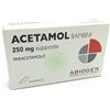 Abiogen Pharma Acetamol Bambini 250 Mg 10 Supposte analgesico e antipiretico