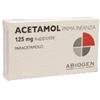 Abiogen Pharma Acetamol Prima Infanzia 125 mg 10 supposte analgesico e antipiretico