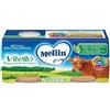 Mellin Danone Nutricia Soc. Ben. Mellin Omogeneizzato Vitello 2 X 80 G