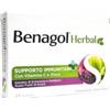 Reckitt Benckiser Benagol Herbal supporto immunitario vitamina C e Zinco 24 Pastiglie gusto Frutti Di Bosco