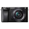 Sony Alpha 6100L - Kit Fotocamera Digitale Mirrorless con Obiettivo Intercambiabile SELP 16-50mm, Sensore APS-C, Video 4K, Real Time Eye AF, Real Time Tracking, ILCE6100B + SELP1650, Nero