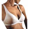 GIOS 1 Pezzo Reggiseno Donna Madrid Scollo a V - Senza Ferretto - Coppa B. Bianco 5B