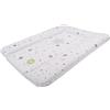 babyCalin Fasciatoio Comfort Grey Star 50 x 70 cm - Con diagramma di crescita stampato