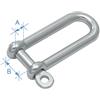 LALIZAS Grillo lungo tipo D, acciaio inox AISI 316, 4*88*32mm