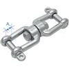 LALIZAS Doppio grillo girevole, Inox 316, 6mm
