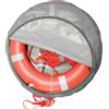 LALIZAS Set Salvagente Anulare SOLAS 75cm, Boetta Lum. 71325, cima 30mt, contenitore grigio