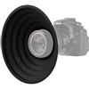 Easy Hood Paraluce per ObiettIVo Fotocamera Nikon, Canon, Sony, Panasonic, 50-70 MM, Antiriflesso, in Silicone Pieghevole, per Scattare Foto E Video, 70MM