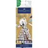Faber-Castell 164808 - Goldfaber Sketch Marker Fashion, confezione da 6 pennarelli ad alcool con punta a pennello e punta fineliner