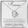 NONNA PROFESSIONISTA Collana Donna Mamma Amore Finitura in Oro, Argento Idee Regali per lei Nonna Compleanno Natale - Cofanetto con DEDICA incluso (Finitura in Oro Bianco - Cuore)