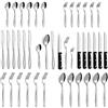 Gymdin Set Posate, Gymdin Posate Acciaio Inox 6 Persone, Posate 36 Pezzi, Set di Posate di Alta Qualità con Coltello da Bistecca, Coltello, Forchetta, Cucchiaio, Elegante Acciaio Inossidabile.