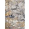 -LUXOR- living Luxor Living Teppich Tappeto di Design Prima, Stile Vintage, Tessuto di Alta qualità, Colore: Grigio, Giallo, 80 x 150 cm