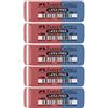 Faber-Castell 187040 - Gomma da cancellare senza lattice, inchiostro e mina, 7070-40, 5 pezzi