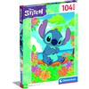 Clementoni- Disney Stitch Supercolor Stitch-104 Pezzi Bambini 6 Anni, Puzzle Cartoni Animati-Made in Italy, Colore Multilingua, 27572
