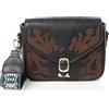 ZITHA, Borsa a tracolla donna, Nero, One Size