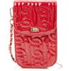 NAEMI Mini Bag, Borsa a Mano con Tracolla Donna, Colore: Rosso, Einheitsgröße