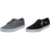 Vans Sneaker Canvas Pewter White 44 EU + Slip on Canvas Black White 44 EU