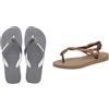 Havaianas Infradito Grigio 37/38 EU + Infradito Oro Rosa 37/38 EU