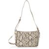 NAEMI Schultertasche, Borsa a Tracolla Donna, Beige Multicolore, Taglia Unica