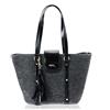 nascita Bag, Shopper da Donna, Nero Beige, Taglia Unica