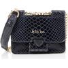 Kate Lee Borsa Mini Tiny Ophelia Lucida, Tracolla Donna, Nero