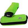 iX-Brella, Super Mini Ombrello tascabile - piccolo ombrello con custodia Verde verde fluo 18,5 cm