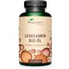 Vegavero Olio di SEMI di LINO Vegavero® | 100% Biologico, Vegan e Senza Additivi | 1000 mg di Omega 3 6 9 | Miglior rapporto di acidi grassi | 120 capsule