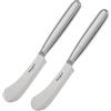 Westmark 2 coltelli da Colazione/Burro con Bordo seghettato e Punta Larga, Lunghezza: 22 cm, Acciaio Inox, Argento, 135922E3