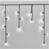 EMOS Connect System - Catena luminosa professionale con 50 LED, 3 m (senza cavo di collegamento e adattatore), IP44 per interni ed esterni, bianco caldo, nero, effetti di luce