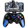 Megadream Controller wireless per iPhone, MFi Bluetooth, gamepad joystick per iOS/Android, iPhone15 14 13/Mini/Pro Max/12/11, per Samsung Galaxy, Nokia, OPPO, Google, riproduzione diretta, blu