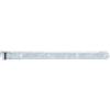 Alberts 314255 Bandella, in diverse versioni, zincato galvanico, con strato spesso passivato, Cilindro Ø16 mm, Misura 700 x 45 mm