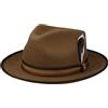 Stetson Cappello in Lana Baileyville Fedora Donna/Uomo - Outdoor di Feltro Autunno/Inverno - XL (60-61 cm) Marrone