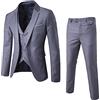 JokeLomple Abito Uomo Completo - Giacca e Pantaloni Abiti Cerimonia Uomo Tinta Unita Taglie Forti Classica Blazer Vintage per Matrimoni e Affari