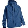 KJDWJKJRF Giacca impermeabile da uomo e da lavoro, softshell impermeabile, traspirante, invernale, lunga, con cappuccio, per attività all'aperto, per uomo, North Face, A blu., XXXL