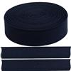 Aerzetix - C67765 - Nastro/Banda Elastica Piatta Intrecciato 3 Metri - Larghezza 20mm - Colore Blu Scuro