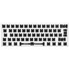 Sharkoon SKILLER SGK50 S4 Barebone ISO, bianco, 60% layout, tecnologia di commutazione hot-swap