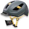 KED Reach DT-1, Casco da Bicicletta Youth Adult, Grigio Oro Giallo Opaco, L (58-62 cm)
