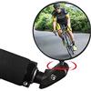 KGNON DIRECT 1 specchietto retrovisore per bicicletta, girevole a 360°, con obiettivo grandangolare, per manubri per bici da strada e mountain bike da 17,4 - 22 mm, robusto e di lunga durata