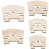 YINETTECH 10Pcs Violino Maple String Bridge Yard Sostituzione 4/4 3/4 1/2 1/4 1/8 Violino String Bridge Strumenti Accessori Parte 20g