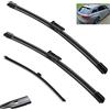 ALCA SUPER FLAT Tergicristallo Parabrezza 2420 [AUDA4] ASF2420ST: Tecnologia Nano Graphite, Silenzioso, Per Audi A4 B8/B9 (2008+) Lato Guida 600mm, Passeggero 500mm - 4