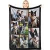 Giftove Coperta Cane Personalizzata, Coperta Gatto Personalizzato Lavabile Soffice Durevole, Idee Regalo Originale Utile, 100% Flanella, 5 Misure Disponibili, Regalo Moglie Nonna Papa Coppia Natale