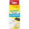 Trodat Kit di ricarica per timbri I Mark mes P'tites Affarires per segnare gli affari dei vostri bambini - Cassetta di inchiostro nera + etichette + nastro termoadesivo - Ideale per contrassegnare i