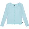 Levi's Lvg Solid LS Scoop Neck Rib a 3ej294 Cardigan, Blu Mare Acqua, 8 Anni Bambine e Ragazze