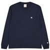 Champion Legacy Basics - L-S Crewneck Maglietta a Manica Lunga, Grigio Melange Chiaro, S Uomo FW23