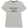 Emporio Armani Maglietta da Uomo Megalogo T-Shirt, Colore: Rosso, XL