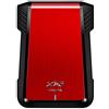 ADATA EX500 2.5 Enclosure HDD/SSD Nero, Rosso