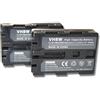 vhbw 2x batteria compatibile con Sony DCR-PC Serie DCR-PC330, DCR-PC9, DCR-PC9E videocamera camcorder (1400mAh, 7,4V, Li-Ion)