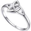 FOCALOOK Anello Donna Argento 925 Anello Triquetra Donna Anelli Con Pietre Misura 20
