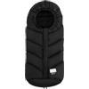 Nuvita 9920 Ovetto One+ | Sacco universale per passeggini e seggiolini auto | Protezione da 0 a 6 mesi (80cm)| Protezione fino a -18°C e Impermeabilità anti vento | Nero
